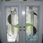 WROUGHT IRON GLASS DOOR INSERTS - STAINED GLASS DOOR INSERTS - NEWMARKET, GINA, KING CITY, MARKHAM, RICHMOND HILL, VAUGHAN, STOUFFVILLE, SUTTON, ALLISTON, BRADFORD, BARRIE, SCHOMBERG, NOBELTON, BOLTON