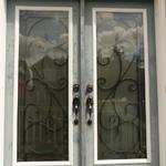 WROUGHT IRON GLASS DOOR INSERTS - STAINED GLASS DOOR INSERTS - NEWMARKET, AURORA, EAST GWILLIMBURY, SHARON, QUEENSVILE, MOUNT ALBERT, INNISFIL, GEORGINA, KING CITY, MARKHAM, RICHMOND HILL, VAUGHAN, STOUFFVILLE, SUTTON, ALLISTON, BRADFORD, BARRIE, ORILLIA, TOTTENHAM, SCHOMBERG, NOBELTON, BOLTON