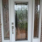 WROUGHT IRON GLASS DOOR INSERTS - STAINED GLASS DOOR INSERTS - NEWMARKET, AURORA, EAST GWILLIMBURY, SHARON, QUEENSVILE, MOUNT ALBERT, INNISFIL, GEORGINA, KING CITY, MARKHAM, RICHMOND HILL, VAUGHAN, STOUFFVILLE, SUTTON, ALLISTON, BRADFORD, BARRIE, ORILLIA, TOTTENHAM, SCHOMBERG, NOBELTON, BOLTON