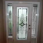 WROUGHT IRON GLASS DOOR INSERTS - STAINED GLASS DOOR INSERTS - NEWMARKET, AURORA, EAST GWILLIMBURY, SHARON, QUEENSVILE, MOUNT ALBERT, INNISFIL, GEORGINA, KING CITY, MARKHAM, RICHMOND HILL, VAUGHAN, STOUFFVILLE, SUTTON, ALLISTON, BRADFORD, BARRIE, ORILLIA, TOTTENHAM, SCHOMBERG, NOBELTON, BOLTON