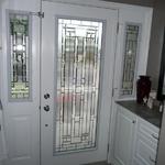 WROUGHT IRON GLASS DOOR INSERTS - STAINED GLASS DOOR INSERTS - NEWMARKET, AURORA, EAST GWILLIMBURY, SHARON, QUEENSVILE, MOUNT ALBERT, INNISFIL, GEORGINA, KING CITY, MARKHAM, RICHMOND HILL, VAUGHAN, STOUFFVILLE, SUTTON, ALLISTON, BRADFORD, BARRIE, ORILLIA, TOTTENHAM, SCHOMBERG, NOBELTON, BOLTON