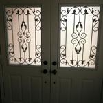 WROUGHT IRON GLASS DOOR INSERTS - STAINED GLASS DOOR INSERTS - NEWMARKET, AURORA, EAST GWILLIMBURY, SHARON, QUEENSVILE, MOUNT ALBERT, INNISFIL, GEORGINA, KING CITY, MARKHAM, RICHMOND HILL, VAUGHAN, STOUFFVILLE, SUTTON, ALLISTON, BRADFORD, BARRIE, ORILLIA, TOTTENHAM, SCHOMBERG, NOBELTON, BOLTON