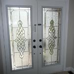 WROUGHT IRON GLASS DOOR INSERTS - DECORATIVE EXTERIOR DOOR INSERTS FOR FRONT DOORS NEWMARKET, RICHMOND HILL, VAUGHAN, STOUFFVILLE, SUTTON, SCHOMBERG, NOBELTON,  CONCORD