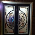 WROUGHT IRON GLASS DOOR INSERTS & STAINED GLASS DOOR INSERTS - AURORA, NEWMARKET, RICHMOND HILL, MARKHAM, OAK RIDGES, UXBRIDGE, STOUFFVILLE, HOLLAND LANDING, SHARON, EAST GWILLIMBURY, TOTTENHAM, ALLISTON, BARRIE, YORK REGION, SALES & INSTALLATION. SHOWROOM IN NEWMARKET.