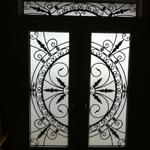 WROUGHT IRON GLASS DOOR INSERTS & STAINED GLASS DOOR INSERTS - AURORA, NEWMARKET, RICHMOND HILL, MARKHAM, OAK RIDGES, UXBRIDGE, STOUFFVILLE, HOLLAND LANDING, SHARON, EAST GWILLIMBURY, TOTTENHAM, ALLISTON, BARRIE, YORK REGION, SALES & INSTALLATION. SHOWROOM IN NEWMARKET.