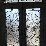 WROUGHT IRON GLASS DOOR INSERTS & STAINED GLASS DOOR INSERTS - AURORA, NEWMARKET, RICHMOND HILL, MARKHAM, OAK RIDGES, UXBRIDGE, STOUFFVILLE, HOLLAND LANDING, SHARON, EAST GWILLIMBURY, TOTTENHAM, ALLISTON, BARRIE, YORK REGION, SALES & INSTALLATION. SHOWROOM IN NEWMARKET.