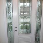 CUSTOM WROUGHT IRON GLASS DOOR INSERTS - STAINED GLASS DOOR INSERTS - NEWMARKET, AURORA, EAST GWILLIMBURY, SHARON, QUEENSVILE, MOUNT ALBERT, INNISFIL, GEORGINA, KING CITY, MARKHAM, RICHMOND HILL, VAUGHAN, STOUFFVILLE, SUTTON